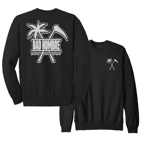 Palm Tree and Sickle Logo Crew Neck Sweatshirt
